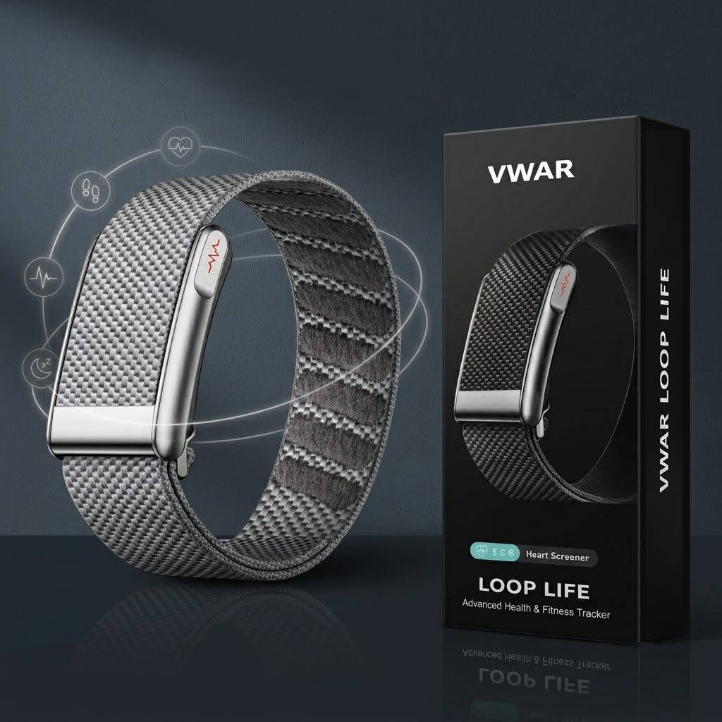Japanese Lifestyle Called - Оригинальный фитнес-трекер VWAR Loop Life Sport: