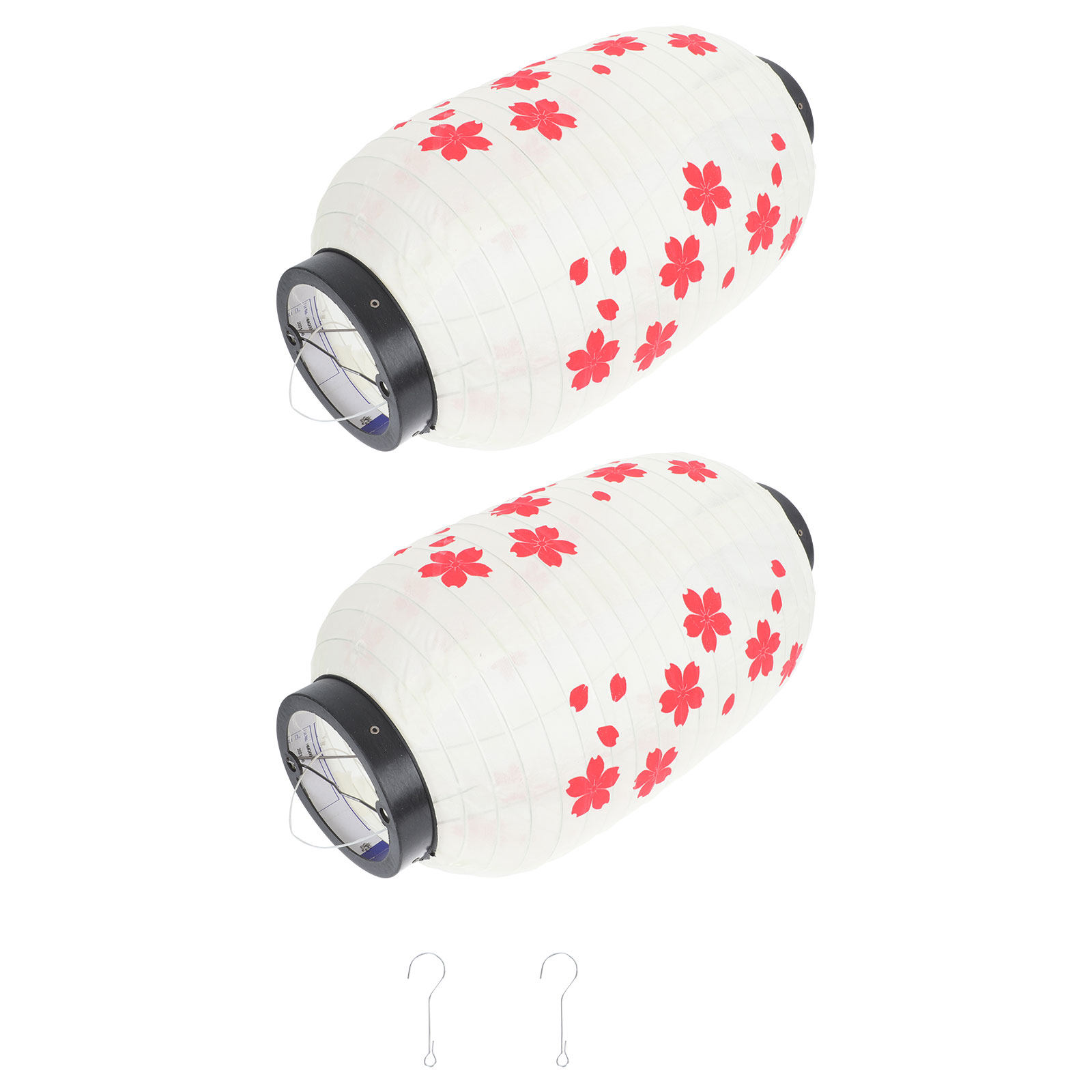 Japanese Lantern Paper - 2 шт. японских фонариков красного цвета,