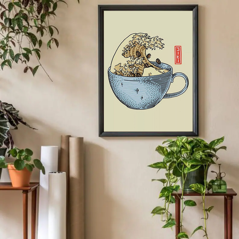 Картина на холсте кофейная в я – обзор и цена Japanese Lifestyle Shop